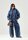 Adidas STADIUM WASHED DENIM LOOSE FIT TrackSuite - Donna