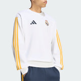 Adidas Tuta in Cotone Garzato Real Madrid - Uomo - Calcio -