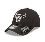 Newera Cappellino A-Frame Trucker Chicago Bulls Foil Logo Nero